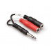 CABLE STRYMON [A500-0002] 1/4 TRS macho a doble 1/4 TS hembra